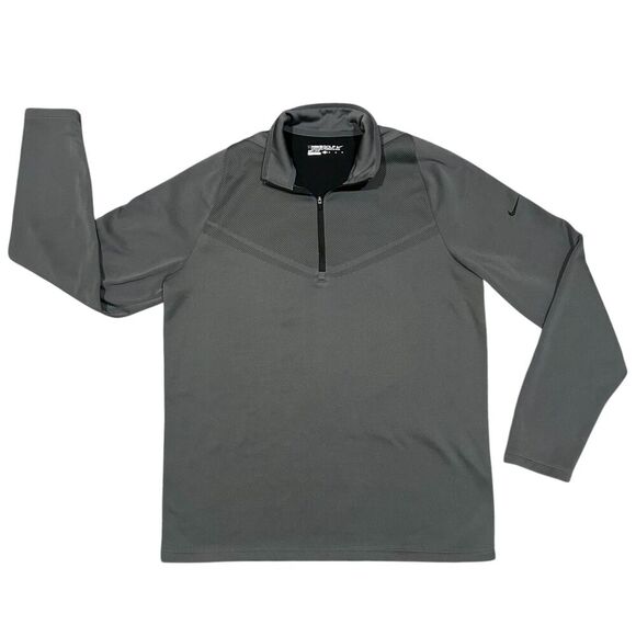 Nike Golf Men's Medium Therma-Fit Hypervis 1/2 Zip Cover-Up - Picture 3 of 7